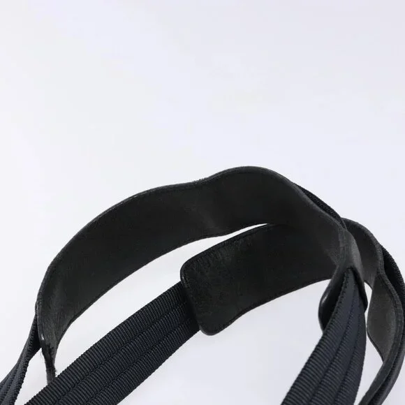 Salvatore Ferragamo Gancini Tote Bag Canvas Blue Gold Auth 139532 - Picture 9 of 16